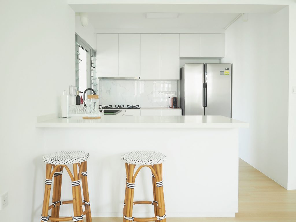 Singapore minimalist kitchen
