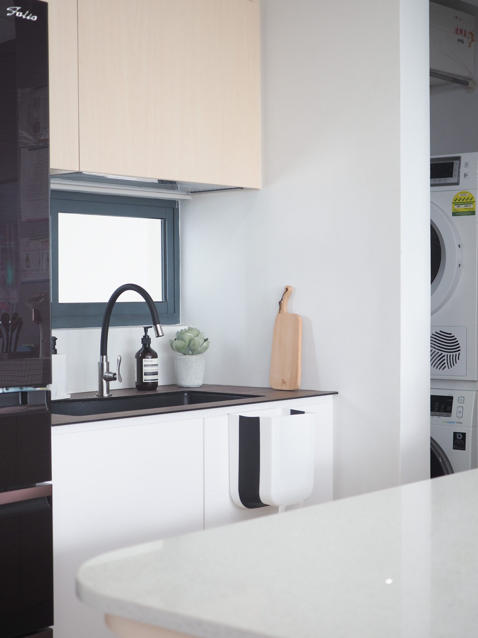 minimalist kitchen condo