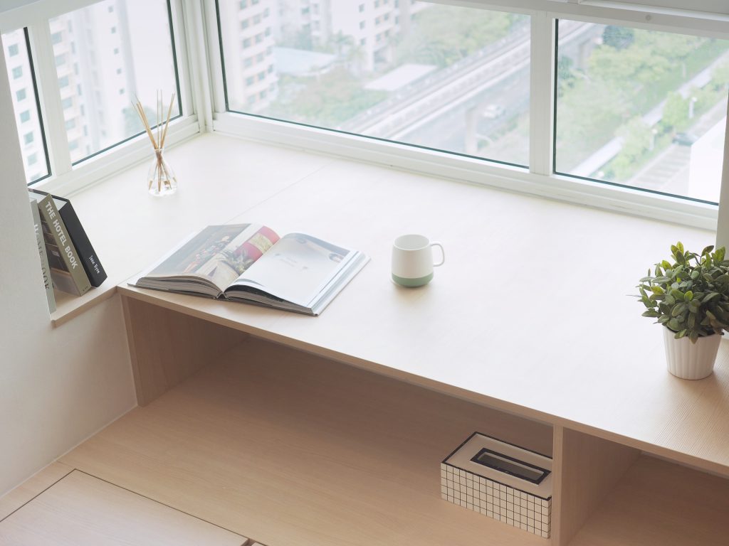 study desk minimalist home