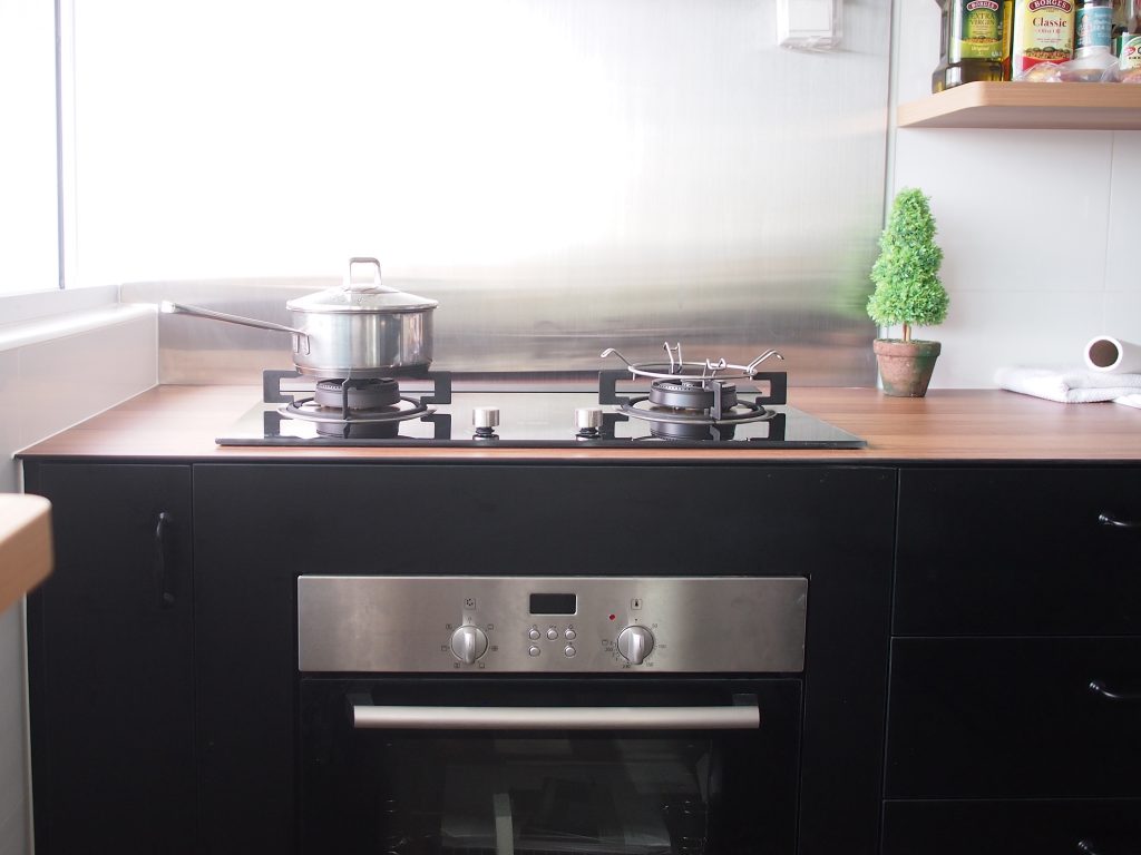 stainless steel kitchen