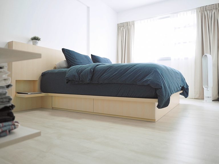 platform bed with drawers bto