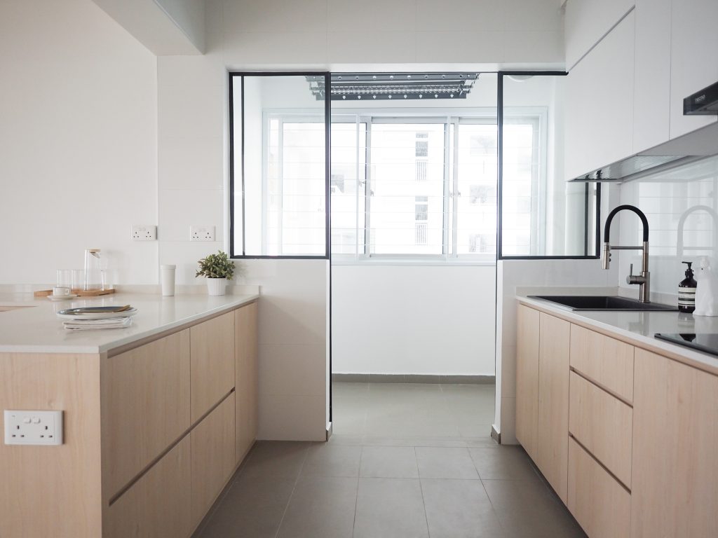 minimalist scandinavian kitchen singapore