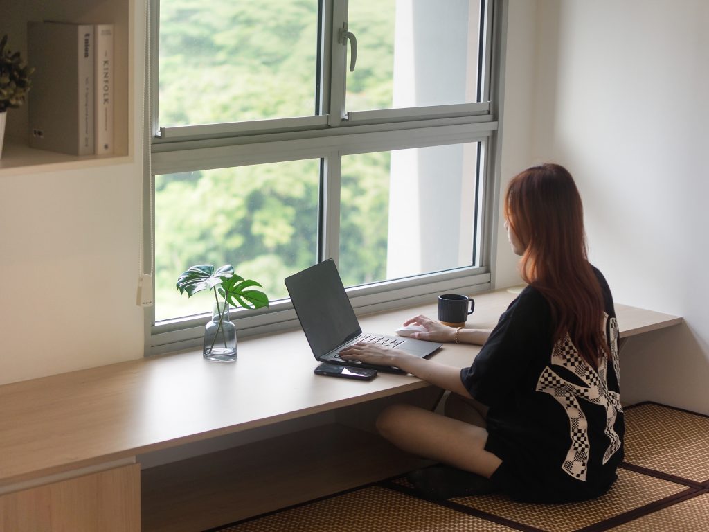 work from home minimalist singapore